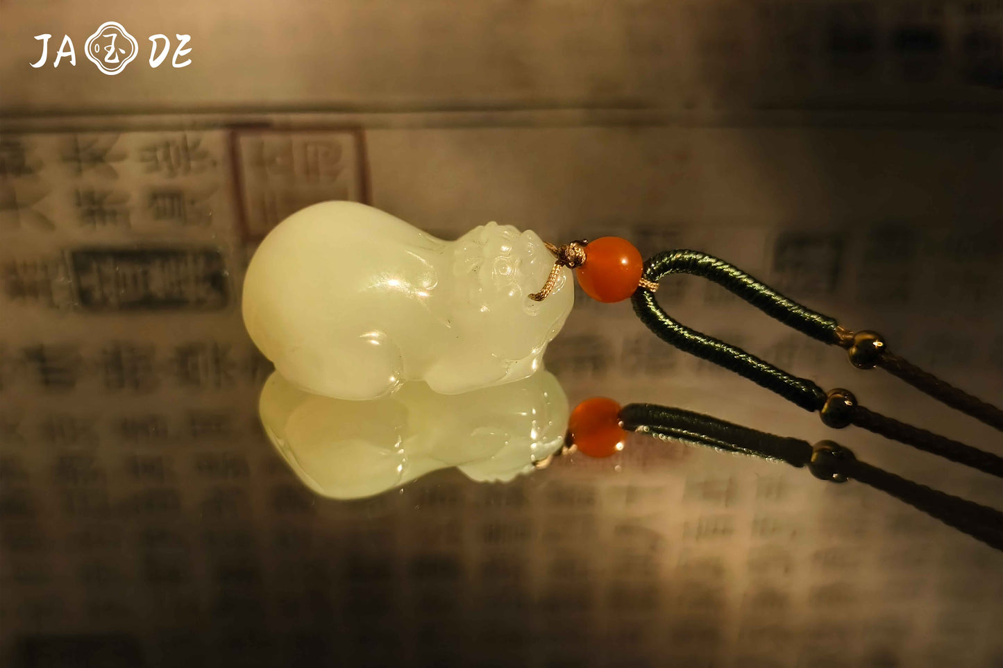 Hetian Jade Pixiu Necklace | Unique Jade™