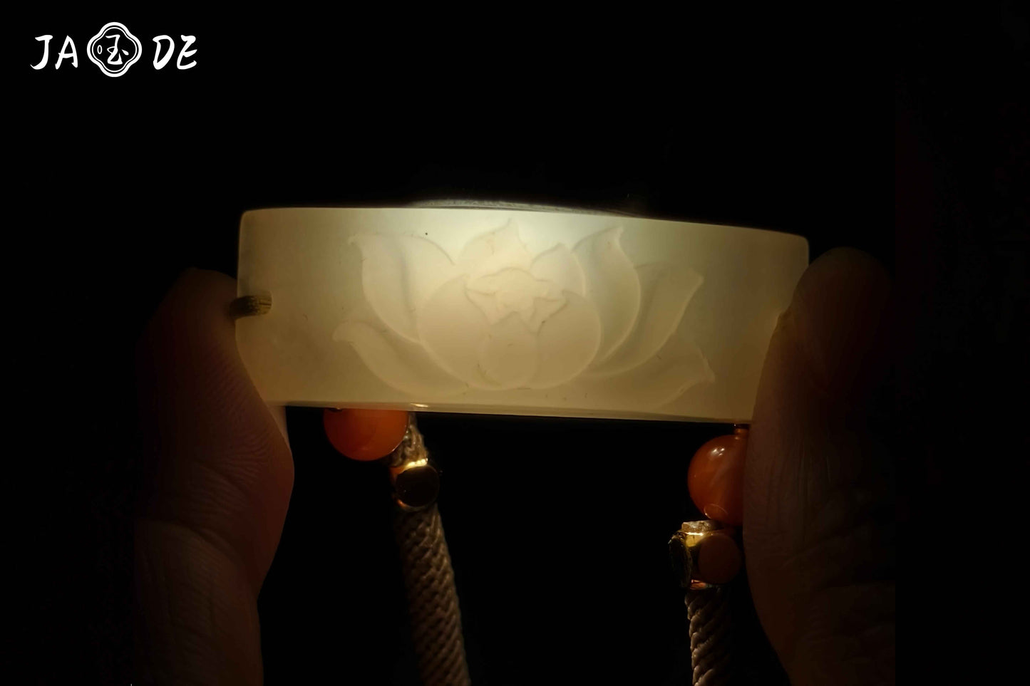 Adjustable Lotus Charm Bracelet | Unique Jade™