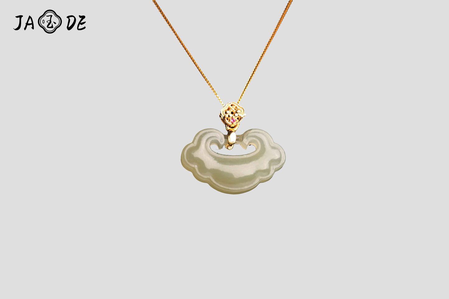 Hetian Jade Peace Lock Pendant | Unique Jade™