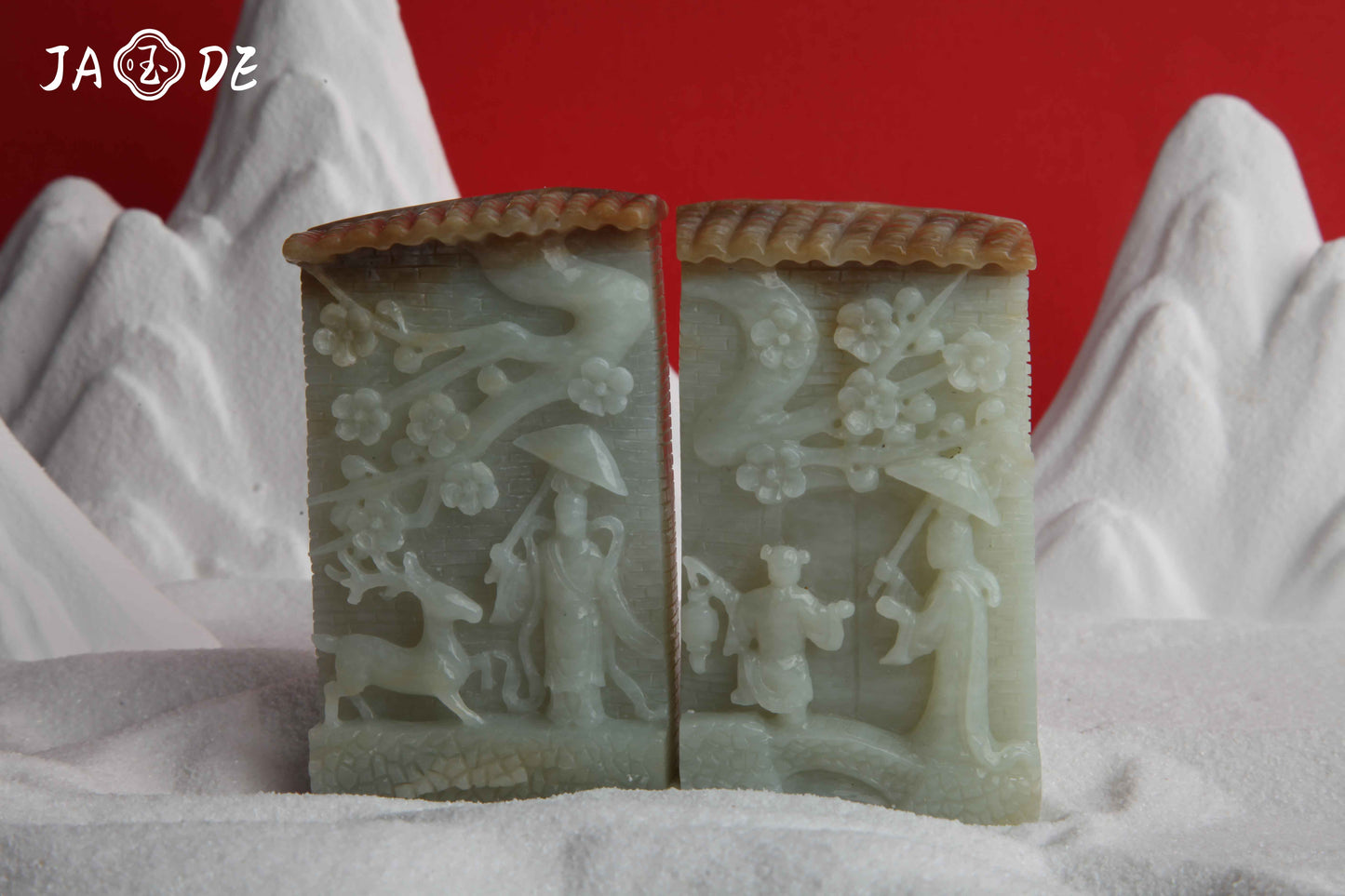 Seeking Plum Blossoms in the Snow | Unique Jade™
