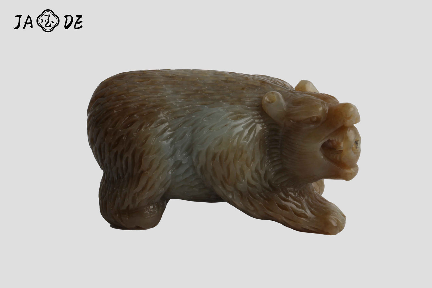 Hetian Jade Bear Pair | Unique Jade™
