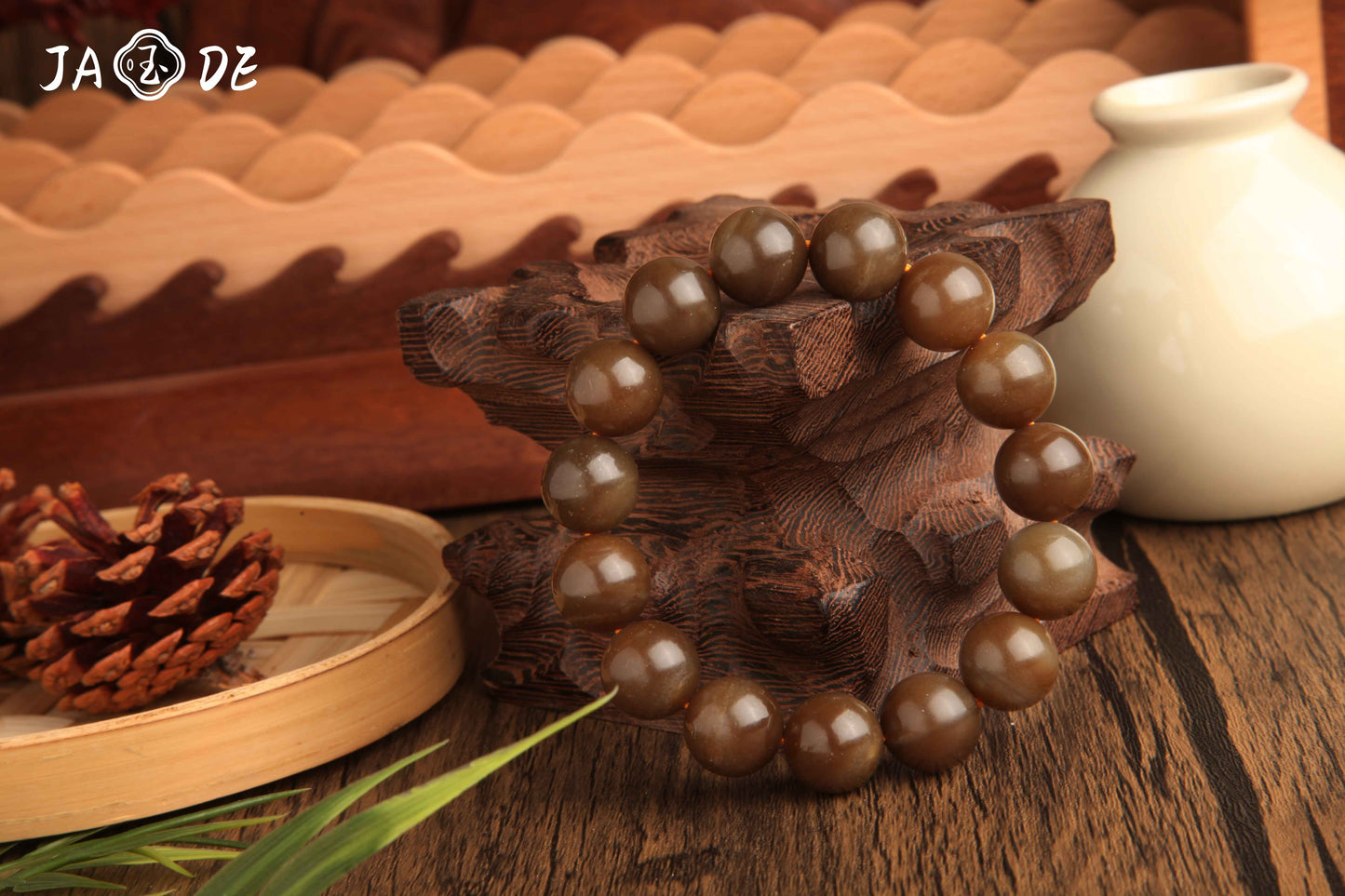 Hetian Brown Jade Bead Bracelets | Unique Jade™