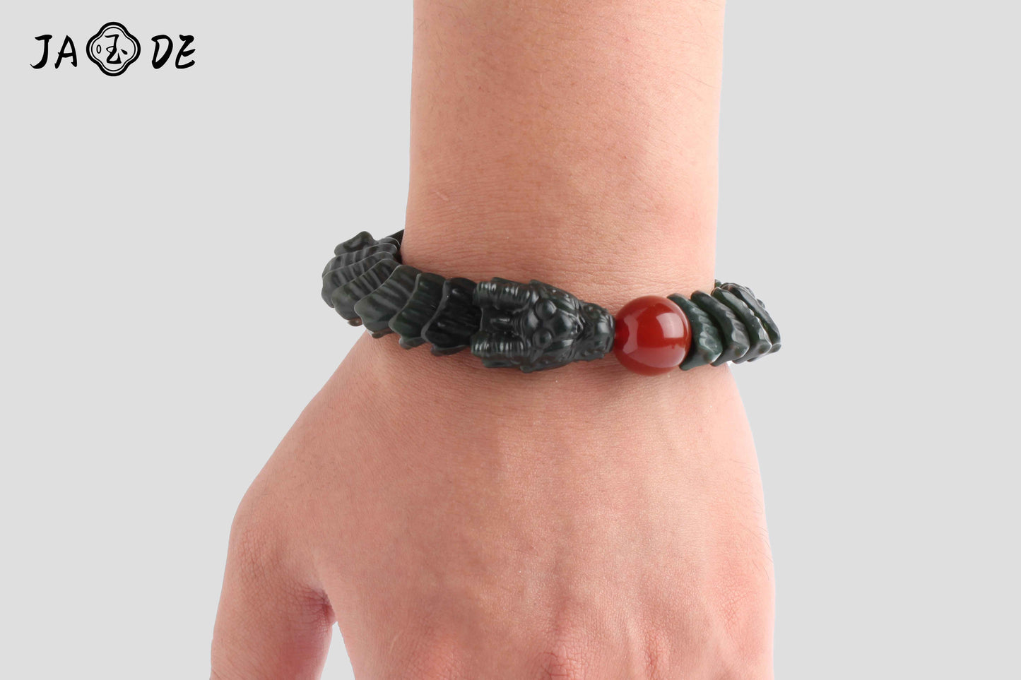 Hetian Jade “Coiled Dragon” Bracelet | Unique Jade™