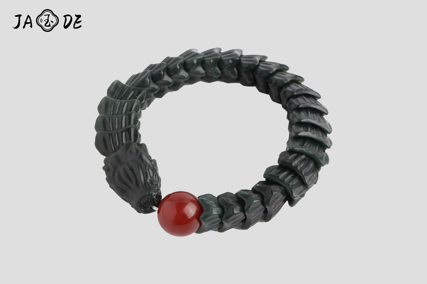 Hetian Jade “Coiled Dragon” Bracelet | Unique Jade™