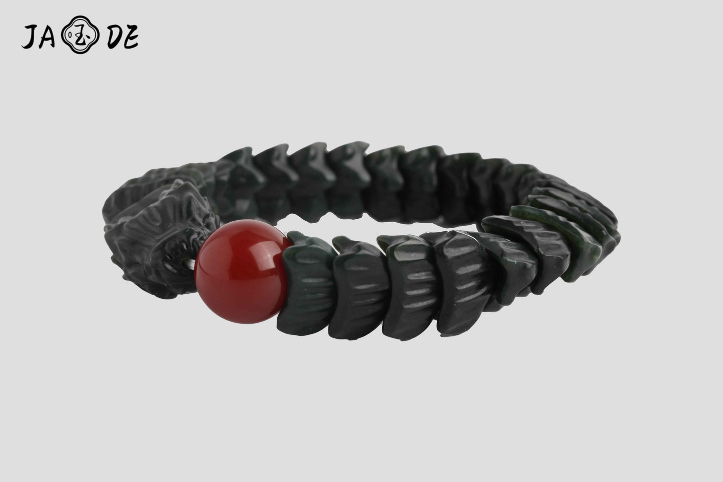 Hetian Jade “Coiled Dragon” Bracelet | Unique Jade™