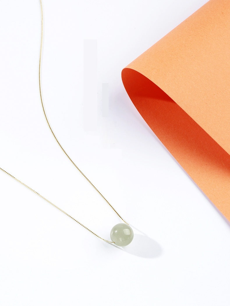 Hetian Jade “Smooth Fortune” Set – Necklace & Bracelet