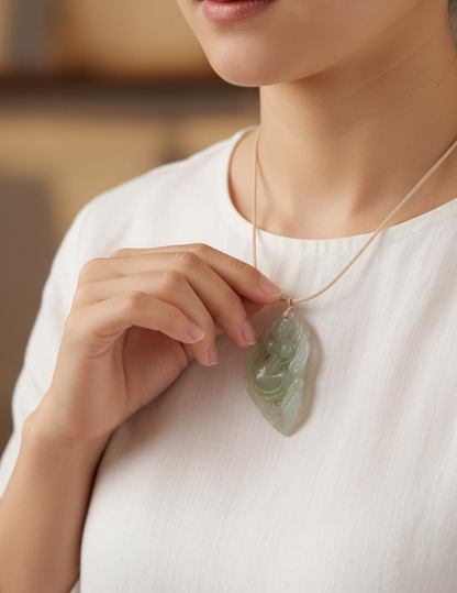 Hetian Jade Angel Pendant | Unique Jade™