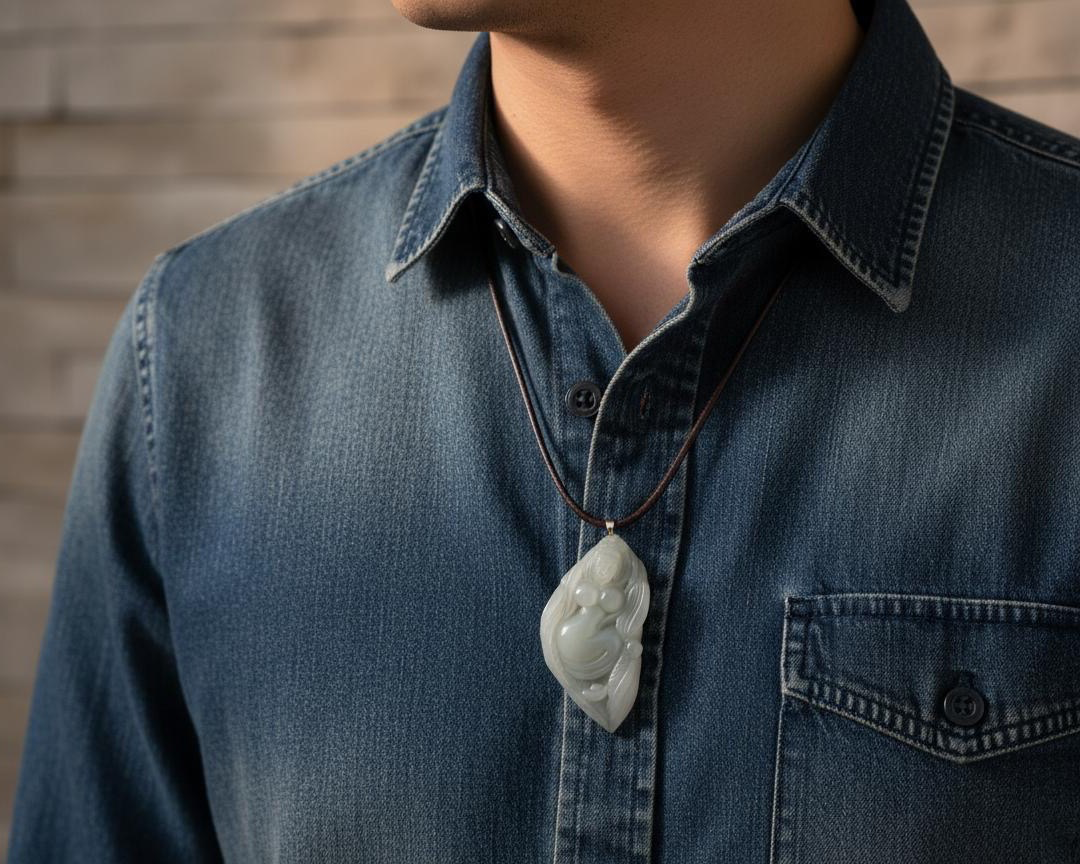 Hetian Jade Angel Pendant | Unique Jade™