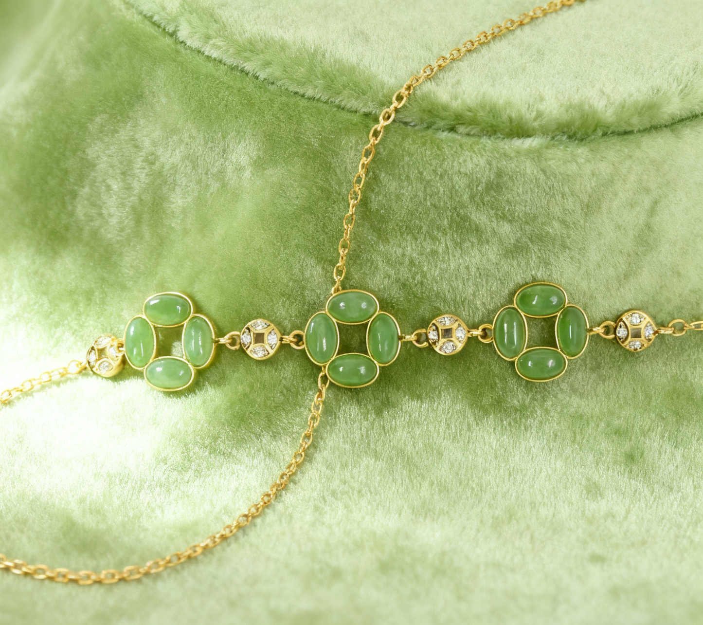 Nephrite Jade Bracelet, Green Spinach Jade Bracelet, Handmade Adjustable Bracelet, 3.13g