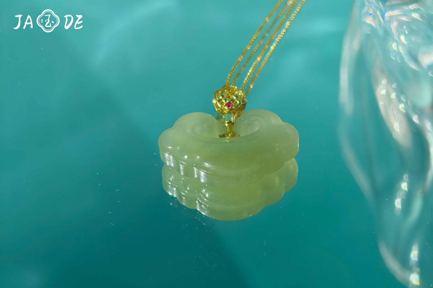 Hetian Jade Peace Lock Pendant | Unique Jade™