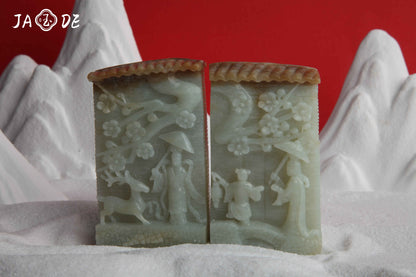 Seeking Plum Blossoms in the Snow | Unique Jade™