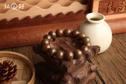Hetian Brown Jade Bead Bracelets | Unique Jade™