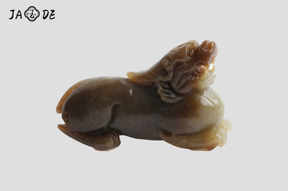 Hetian Jade Figurine – Skyward Roar | Unique Jade™