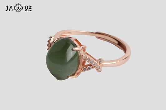 Hetian Jade Cat’s Eye Ring | Unique Jade™