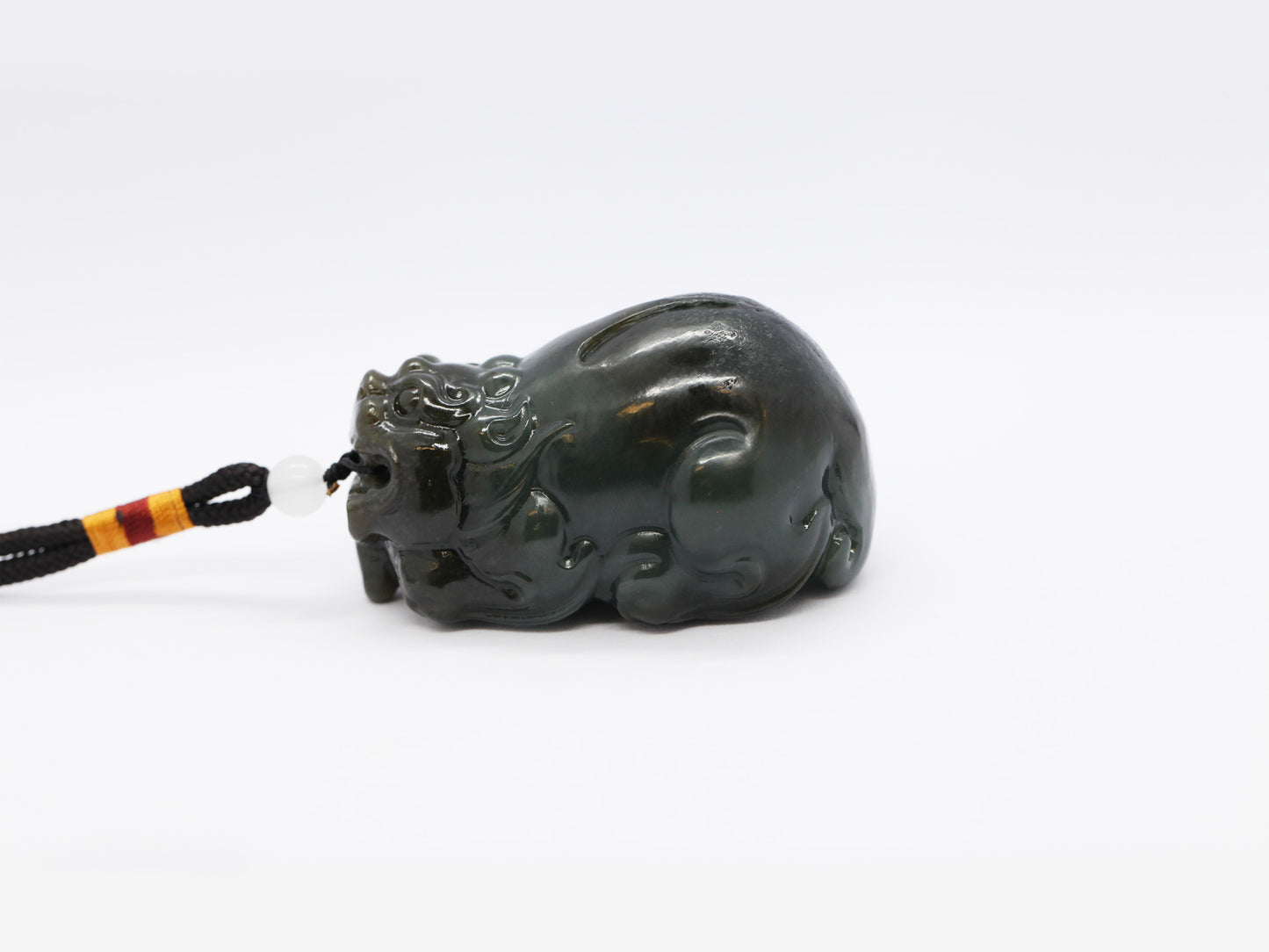 Pi Xiu Wealth Statue, 164.8g Natural Nephrite Jade, Feng Shui Guardian, Good Fortune Decor