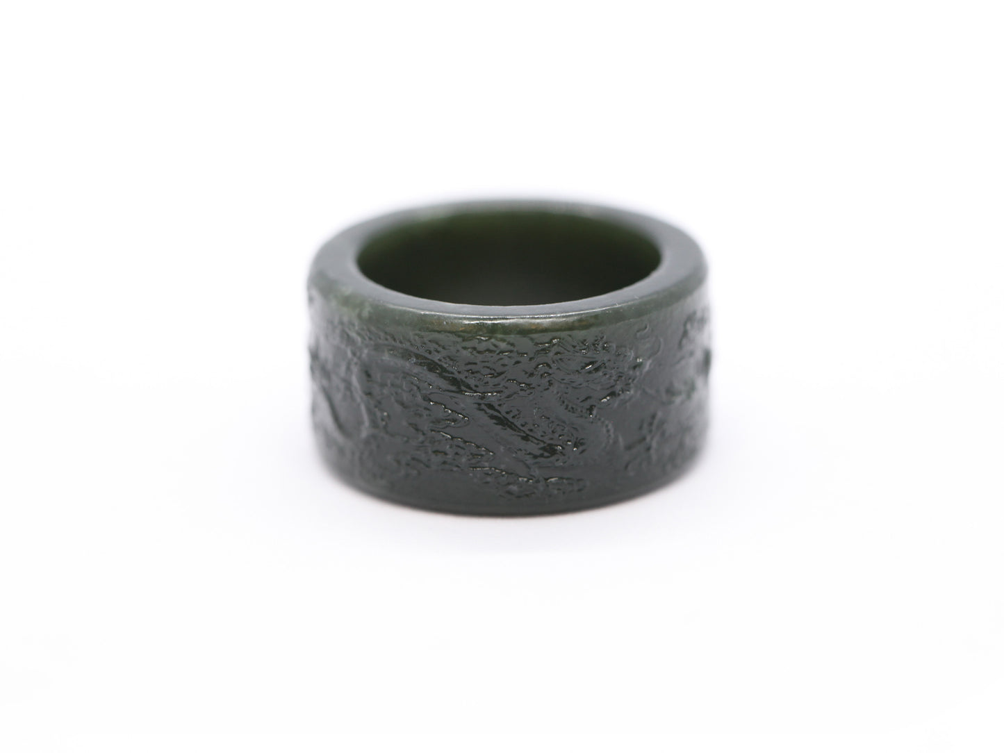 Dragon Thumb Ring, 13.5g Natural Nephrite, Power and Success Ring, Spiritual Archery Talisman