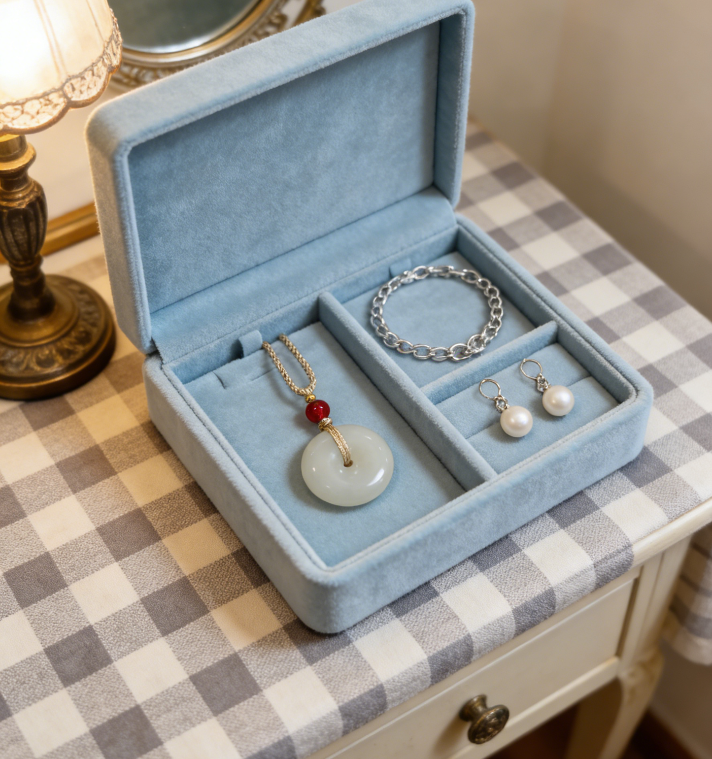 White Nephrite Jade Pi An Kou Pendant, 8.2g Peace Disc, Chinese Safety Amulet, Pure White Gemstone