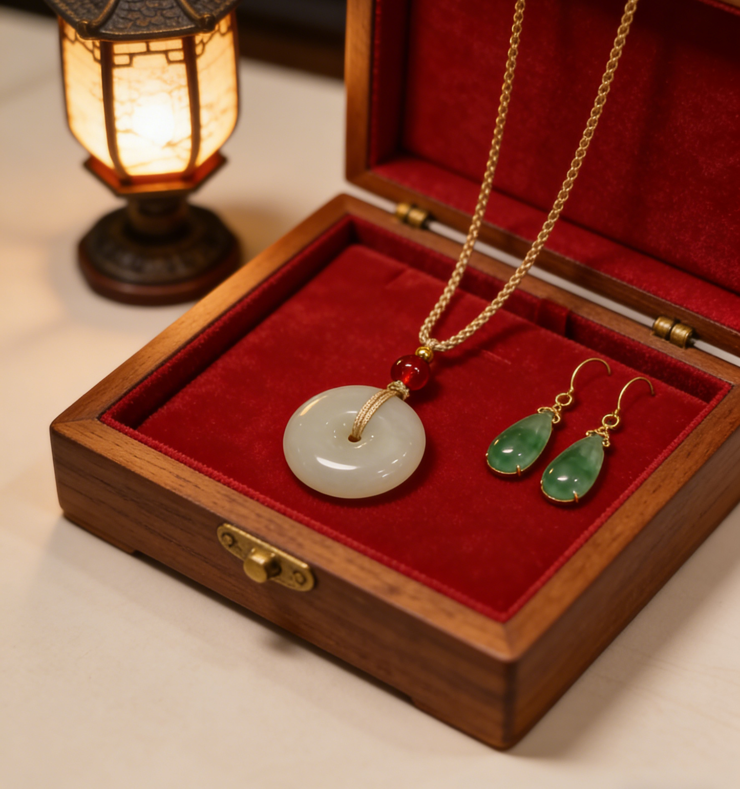 White Nephrite Jade Pi An Kou Pendant, 8.2g Peace Disc, Chinese Safety Amulet, Pure White Gemstone