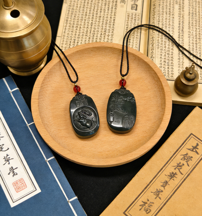 Wealth-Bringing Jade Mouse Pendant - “Money Mouse” Nephrite Carving, Approx. 20.3g, Symbol of Abundance & Fortune